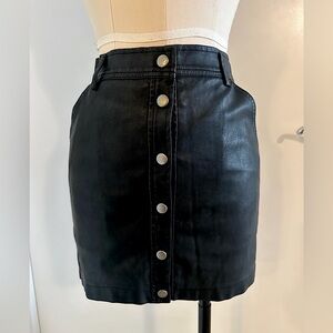 Revolve leather skirt xs